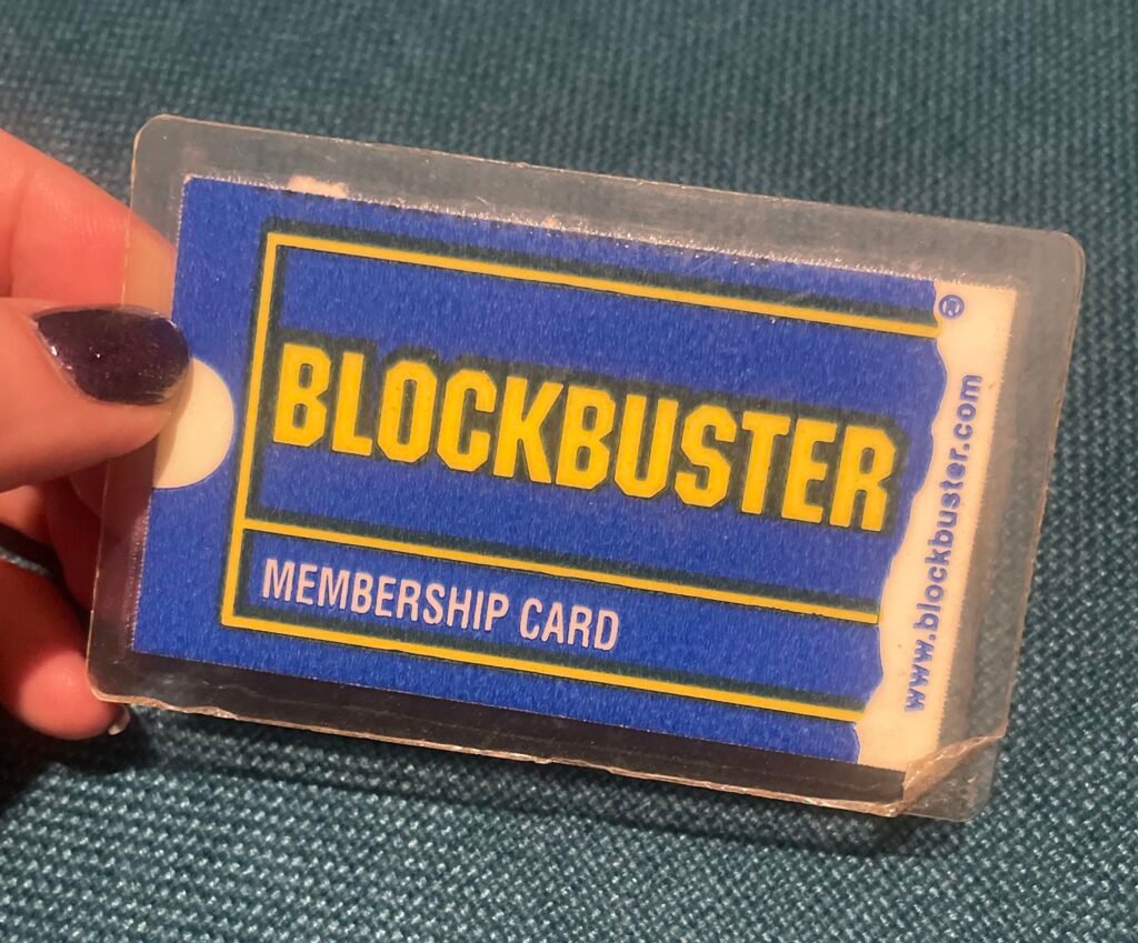 Blockbuster video card